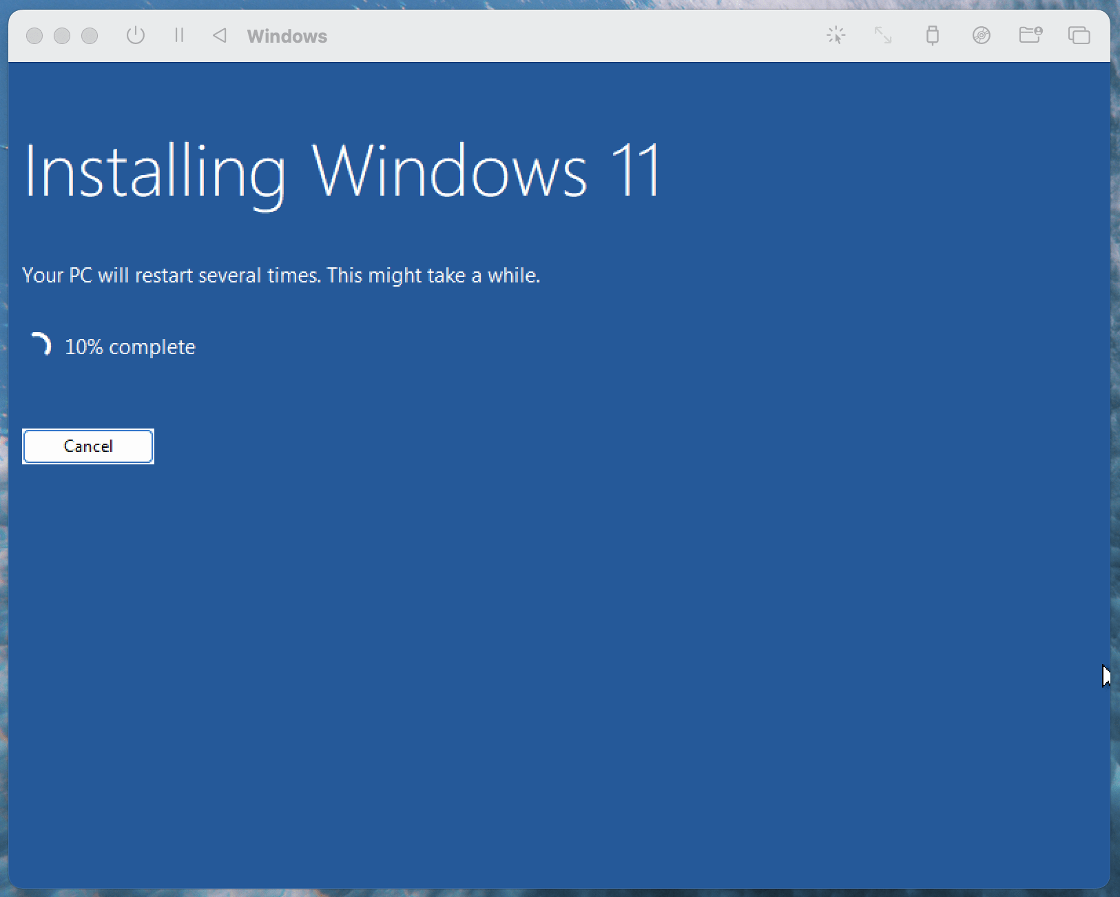 从 ISO 安装的 Windows 设置 从 ISO 安装的 Windows 设置